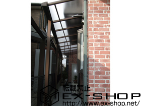 のテラス屋根 ヴェクターテラス F型 テラスタイプ 単体 積雪〜20cm対応 施工例