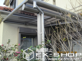 のテラス屋根 ヴェクターテラス F型 テラスタイプ 単体 積雪〜20cm対応 施工例