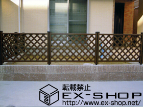 のフェンス・柵 ステイウッドフェンスM1型 施工例