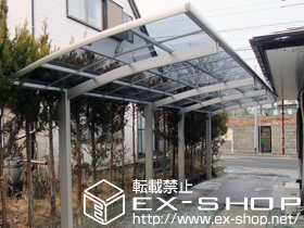 のカーポート プレシオスポート 縦連棟 積雪〜20cm対応 施工例