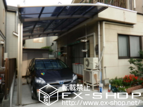 のカーポート ルーフポートシグマIII 延長 積雪〜20cm対応 施工例