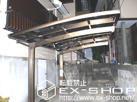 のカーポート カーブポートシグマIII 積雪〜20cm対応＋着脱式サポート 標準柱用×2本 施工例