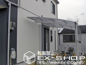 のカーポート プレシオスポート 積雪〜20cm対応＋サイドパネル　H800 施工例