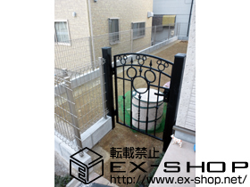 のフェンス・柵 ハイグリッドフェンスN8型 施工例