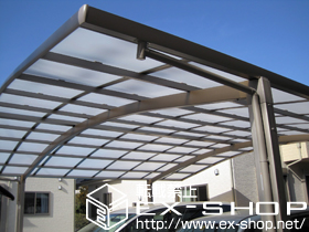 のカーポート カーブポートシグマIII ワイド　積雪〜20cm対応 施工例