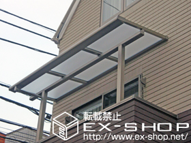 のバルコニー・ベランダ屋根 ライザーテラスII F型 単体 屋根タイプ 積雪〜20cm対応 施工例