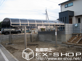 のカーポート テールポートシグマIII ワイド 積雪〜20cm対応 施工例