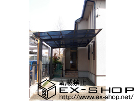 のカーポート アーキフィット 積雪〜20cm対応＋柱ガード 施工例