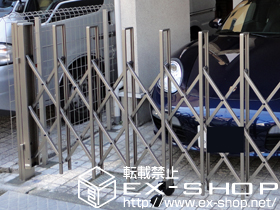 のフェンス・柵 イーネットフェンス1F型 自由柱タイプ 施工例