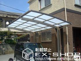 のカーポート カーブポートシグマIII 積雪〜20cm対応＋カーブポートシグマIII用部材 施工例