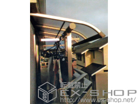 のバルコニー・ベランダ屋根 ヴェクターテラス R型 屋根タイプ 単体　積雪〜20cm対応 施工例