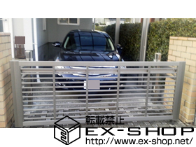 のカーゲート オーバードアR1型 手動式 施工例