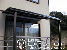 のテラス屋根 ヴェクターテラス R型 テラスタイプ 単体 積雪〜20cm対応 施工例