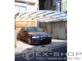 のカーポート カーブポートシグマIII ワイド 積雪〜20cm対応 施工例