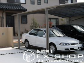 のカーポート カーブポートシグマIIIワイド 積雪〜20cm対応 施工例