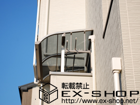 のテラス屋根 ライザーテラスII R型 テラスタイプ 単体　積雪〜20cm対応 施工例