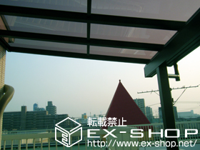 のバルコニー・ベランダ屋根 ヴェクターテラス F型 屋根タイプ 積雪〜50cm対応 施工例