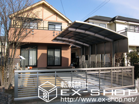 のカーゲート ワイドオーバードアR1型 手動式 施工例