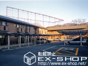 のカーポート プレシオスポート 積雪〜20cm対応×23台 施工例