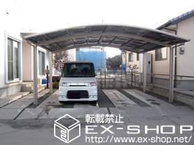 のカーポート プレシオスポート ワイド　積雪〜20cm対応 施工例