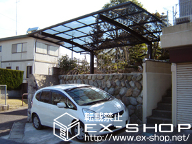 のカーポート プレシオスポート 積雪〜20cm対応＋屋根ふき材補強部品（1セット） 施工例