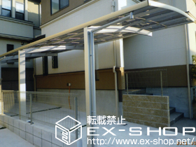 のカーポート プレシオスポート 縦連棟 積雪〜20cm対応 施工例