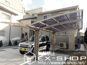 のカーポート カーブポートシグマIII Y合掌 積雪〜20cm対応 施工例