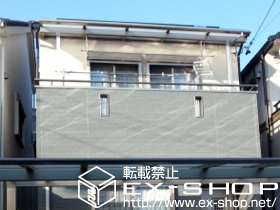 のバルコニー・ベランダ屋根 ライザーテラスII F型 屋根タイプ 単体 積雪〜20cm対応 施工例