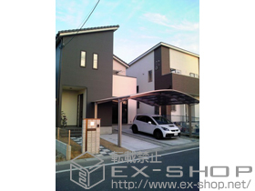 のカーポート カーブポートシグマ? M合掌タイプ 積雪〜20cm対応 施工例