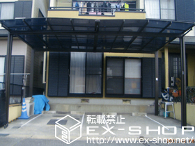 のカーポート エックスルーフ ワイド 積雪〜20cm対応 施工例