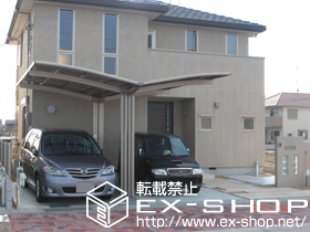 のカーポート カーブポートシグマIII Y合掌 積雪〜20cm対応 施工例