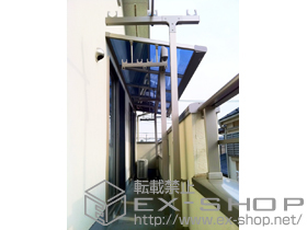 のバルコニー・ベランダ屋根 ライザーテラスII F型 屋根タイプ 単体 積雪〜20cm対応 施工例