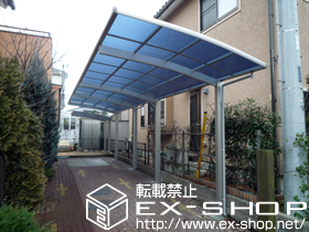 のカーポート プレシオスポート 縦連棟 積雪〜20cm対応 施工例