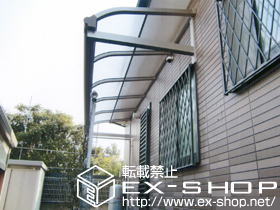 のテラス屋根 ヴェクターテラス R型 ルーフタイプ 単体　積雪〜20cm対応 施工例