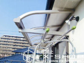 のバルコニー・ベランダ屋根 ヴェクターテラス R型 ルーフタイプ 単体　積雪〜20cm対応 施工例