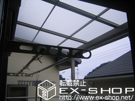 のバルコニー・ベランダ屋根 ライザーテラスII F型 屋根タイプ 単体　積雪〜20cm対応 施工例