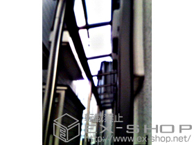 のテラス屋根 ライザーテラスII   F型 テラスタイプ 単体 積雪〜20cm対応＋吊り下げ式物干し 施工例