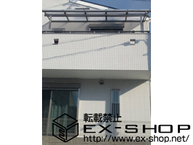 のバルコニー・ベランダ屋根 ライザーテラスII R型 屋根タイプ 単体　積雪〜20cm対応 施工例