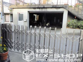 静岡県横浜市のLIXIL リクシル(TOEX)のカーゲート アルシャインII PG型R Aタイプ ノンレール 片開き 施工例