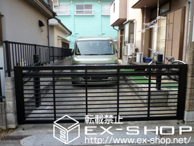 のカーゲート オーバードアR1型 手動式 施工例