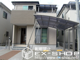 のカーポート カーブポートシグマIII 積雪〜20cm対応＋カーブポートシグマ用着脱式サポート 施工例