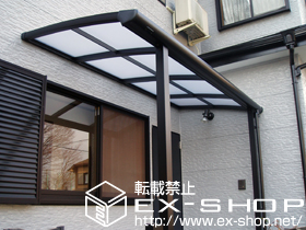 のテラス屋根 パワーアルファ L型 テラスタイプ 単体　積雪〜30cm対応 施工例