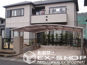 のカーポート カーブポートシグマIII   ワイド　積雪〜30ｃｍ対応 施工例