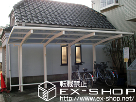 のサイクルポート・駐輪場 レイナポート ミニ 縦連棟 積雪〜20ｃｍ対応 施工例