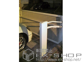 のカーゲート エクスラインアップゲート 3型 手動式 施工例