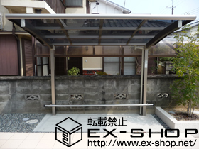 のサイクルポート・駐輪場 カムフィNex R ミニタイプ 積雪〜20cm対応 施工例