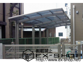 のカーポート カーブポートシグマIII 縦連棟 積雪〜20cm対応 施工例