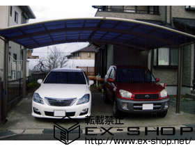 のカーポート カーブポートシグマ? ワイド 積雪〜20cm対応 施工例