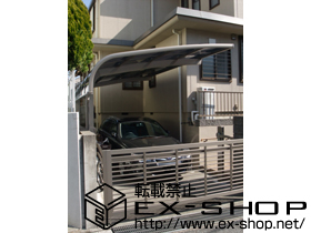 のカーゲート オーバードアR1型 手動式 施工例