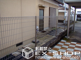 のフェンス・柵 ハイグリッドフェンスN8型 施工例